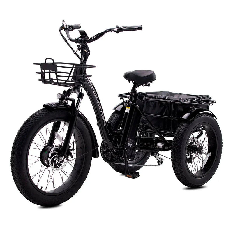 Conductor ST Fat Tire Electric E-Trike 20 MPH / 50 Mile Range - eBoarders