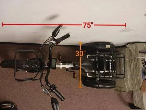 Conductor 500 Foldable E-Trike 20 MPH / 50 Mile Range - eBoarders