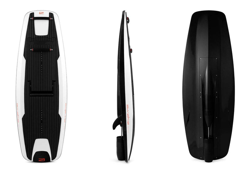 Awake RÄVIK 3 S electric jetboard with carbon fiber hull – top view. Ships free at e-boarders.com