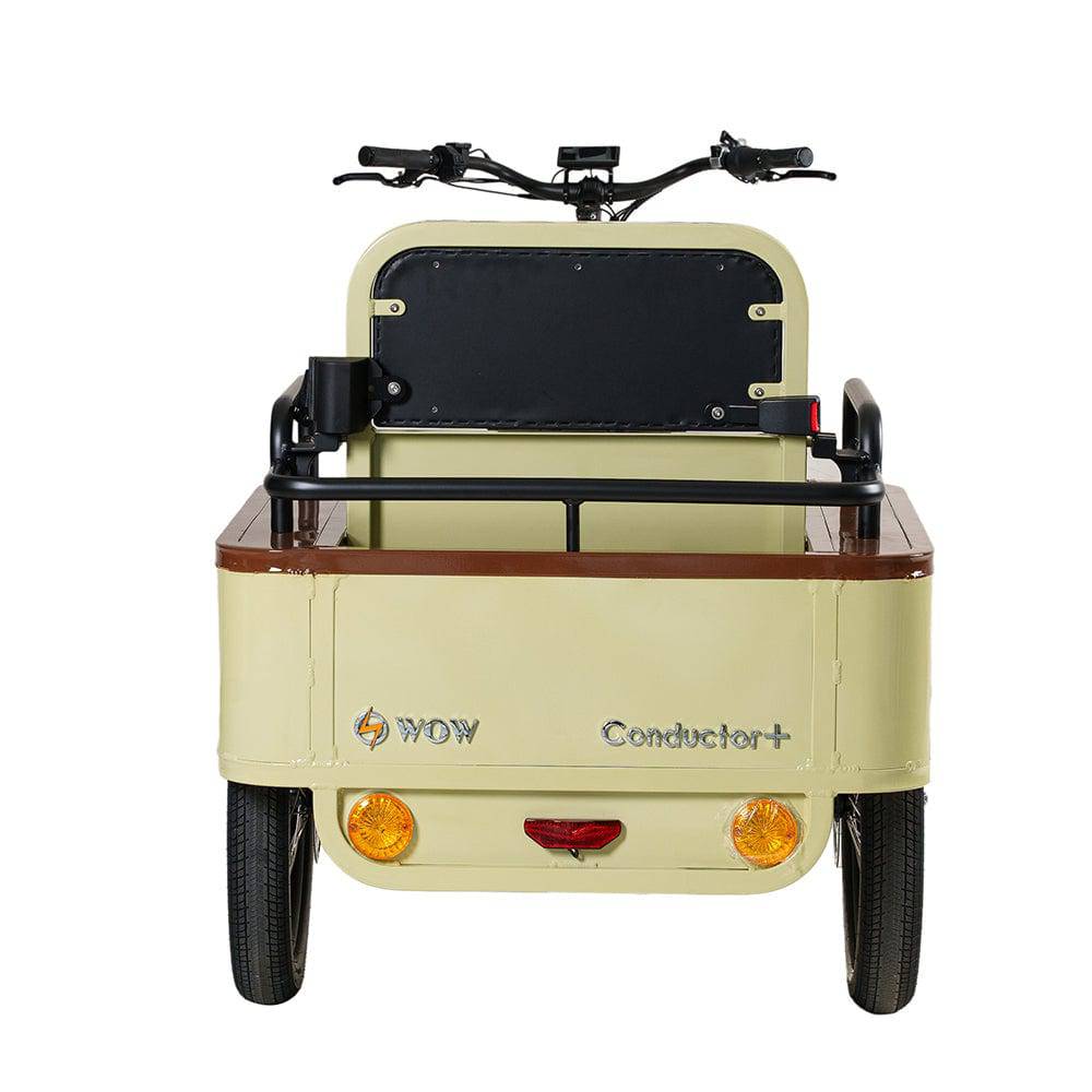Conductor Plus Rickshaw Convertible Electric E-Trike 25 MPH / 50 Mile Range - eBoarders