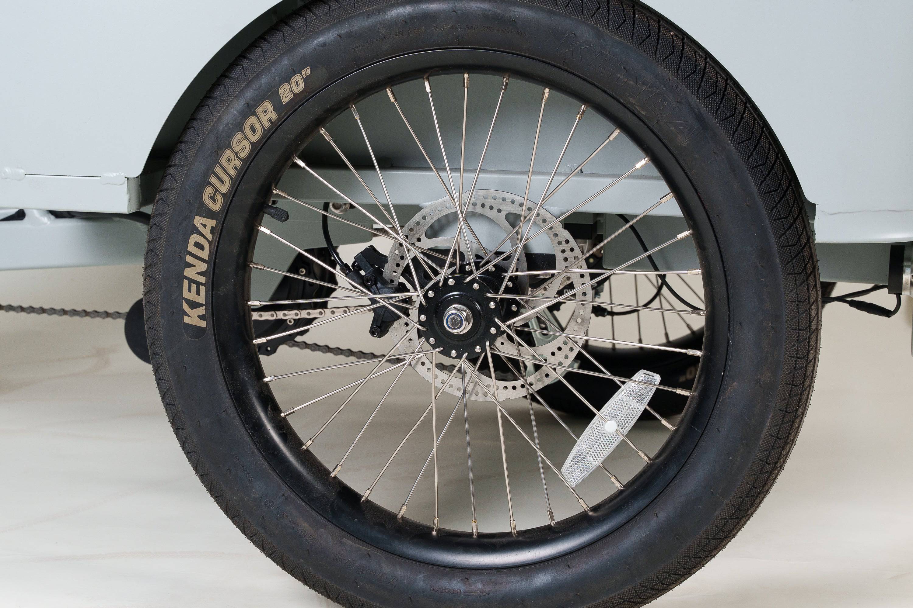 Conductor Plus Rickshaw Convertible Electric E-Trike 25 MPH / 50 Mile Range - eBoarders