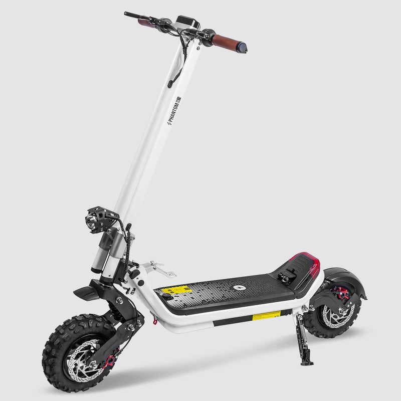 Phantom GoGo G63 Hybrid All-Terrain 2-wheel electric ride with interchangable wheels and track wheel for snow, dirt, paved-surfaces. Free shipping at e-boarders.com