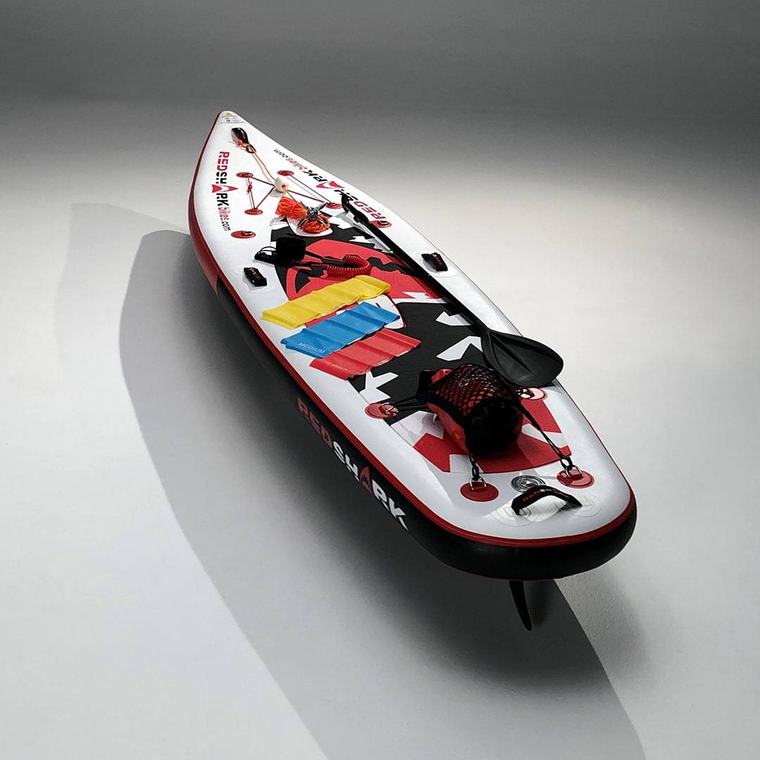 Red Shark USA Inflatable Paddle Board Gym Surf Kit - eBoarders