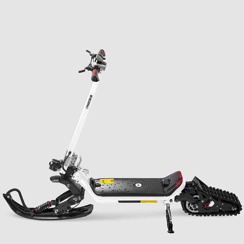 Phantom GoGo G63 Hybrid All-Terrain 2-wheel electric ride with interchangable wheels and track wheel for snow, dirt, paved-surfaces. Free shipping at e-boarders.com
