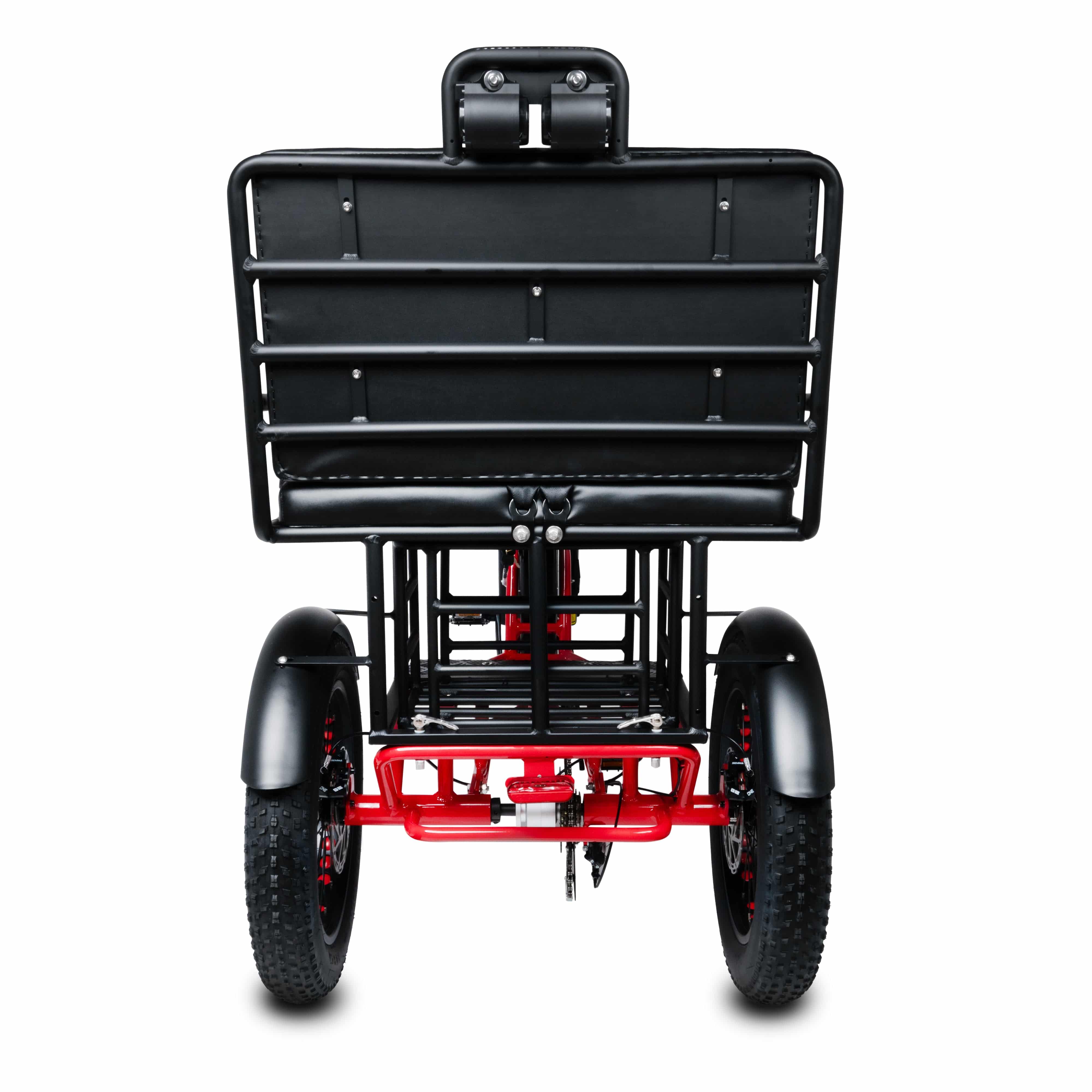 Conductor 3-Seat Rickshaw Fat Tire E-Trike 30 mph / 70 Mile Range - eBoarders