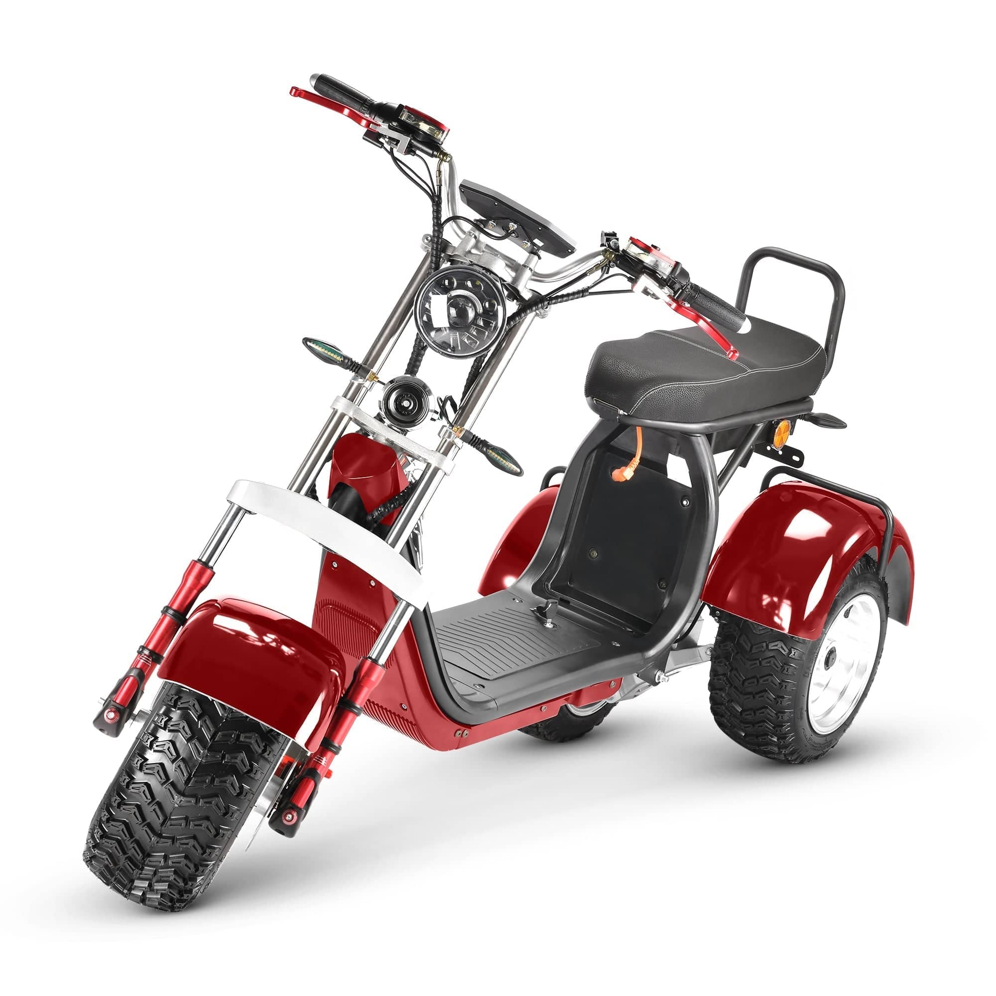 SoverSky T7.4 Electric Golf Caddy Trike 36+Holes 25 MPH / 60+Mile Range - eBoarders
