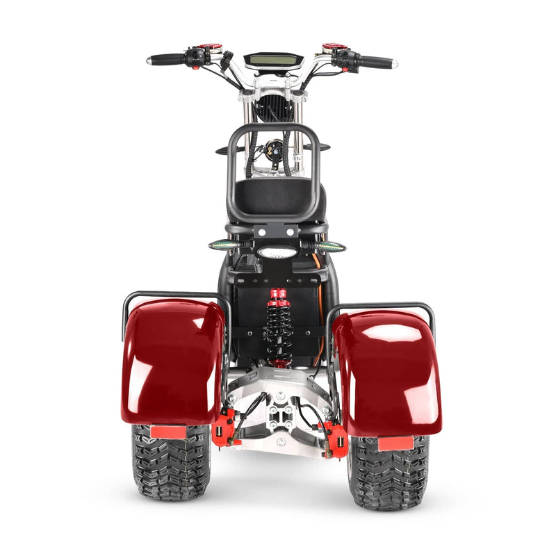 SoverSky T7.4 Electric Golf Caddy Trike 36+Holes 25 MPH / 60+Mile Range - eBoarders