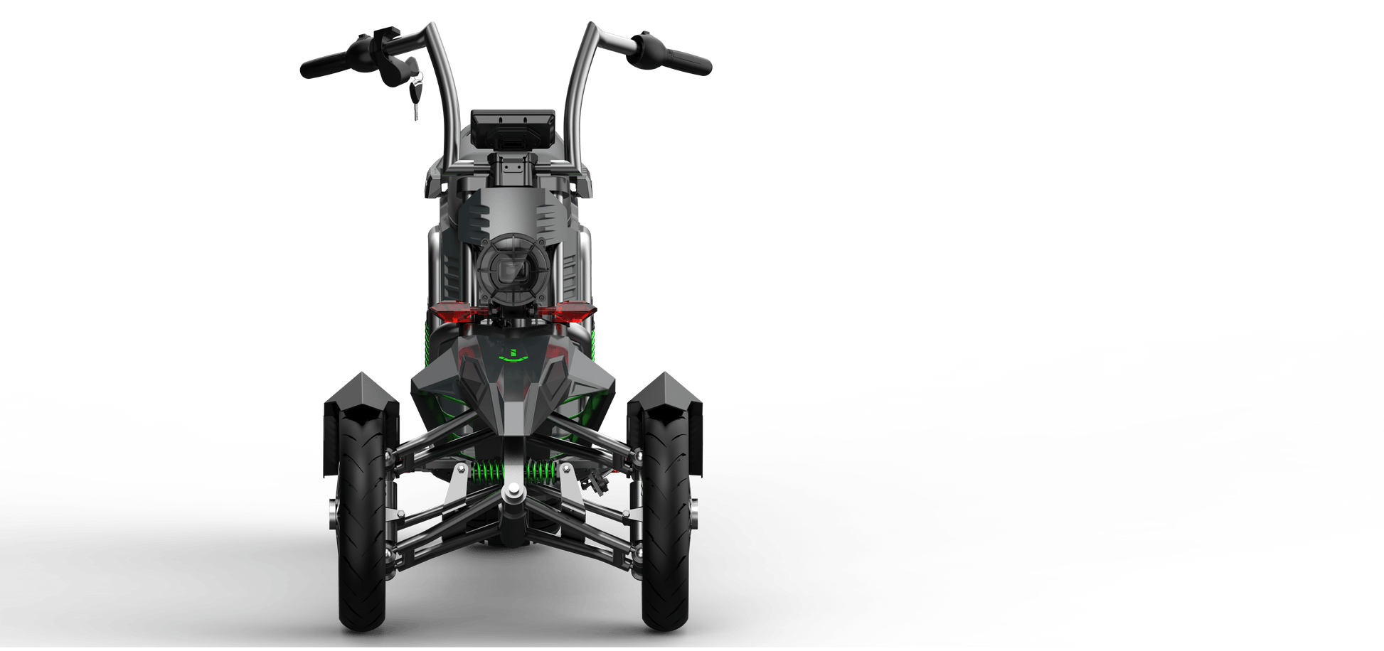 SoverSky T100 4000w assist 3-Wheeled Electric Golf Caddy E-Trike 45 MPH / 70 Mile Range - eBoarders
