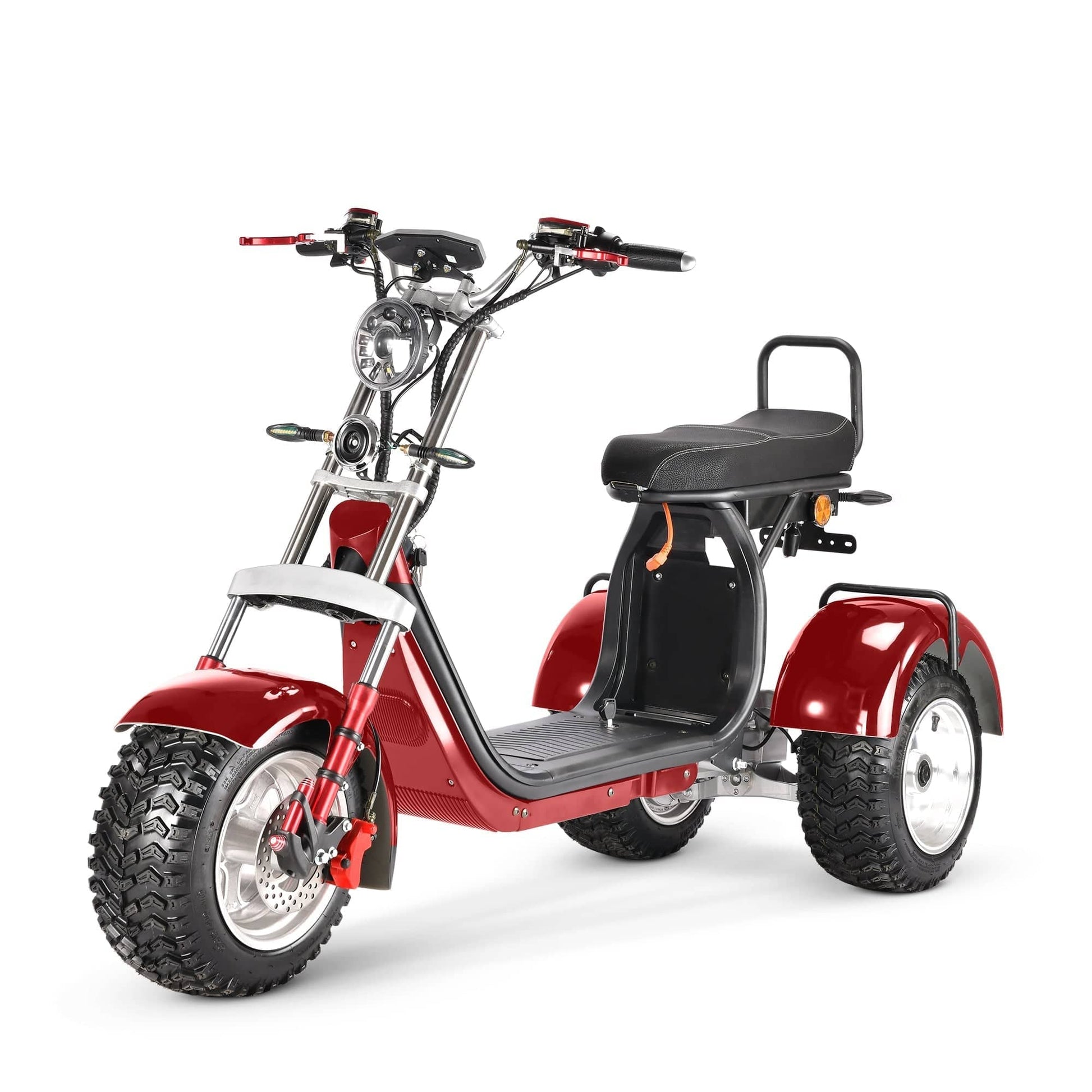 SoverSky T7.4 Electric Golf Caddy Trike 36+Holes 25 MPH / 60+Mile Range - eBoarders