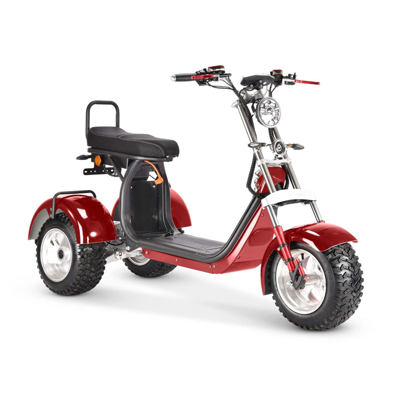 SoverSky T7.4 Electric Golf Caddy Trike 36+Holes 25 MPH / 60+Mile Range - eBoarders
