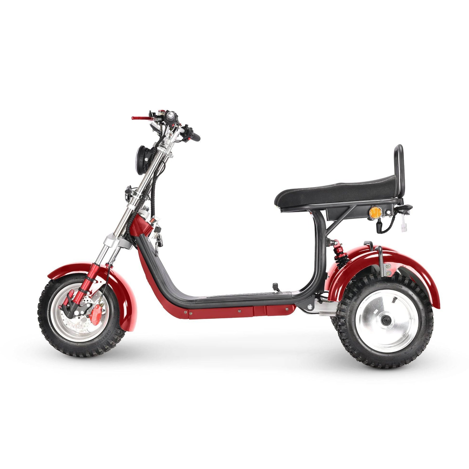 SoverSky T7.4 Electric Golf Caddy Trike 36+Holes 25 MPH / 60+Mile Range - eBoarders