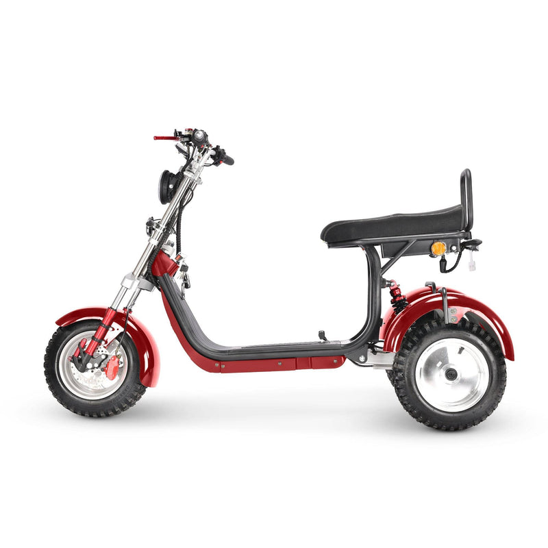 SoverSky T7.4 Electric Golf Caddy Trike 36+Holes 25 MPH / 60+Mile Range - eBoarders