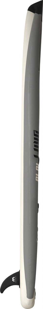 Product photo side view of Aqua Marina Drift iSUP with rod holder — ships free at e-boarders.com