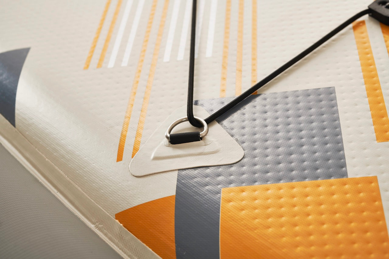 Product photo D-ring on Aqua Marina Drift iSUP with rod holder — ships free at e-boarders.com