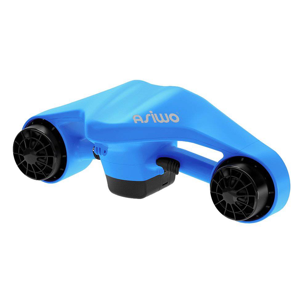 ASIWO MANTA Underwater Thruster Electric Swim-Assist Device with GoPro Mount. Color options white, green, blue, orange. Free shipping at e-boarders.com