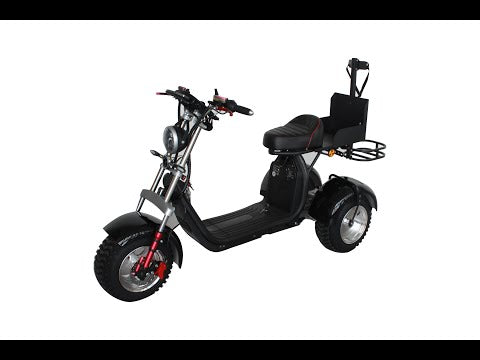 SoverSky T7.4 Electric Golf Caddy Trike 36+Holes 25 MPH / 60+Mile Range - eBoarders