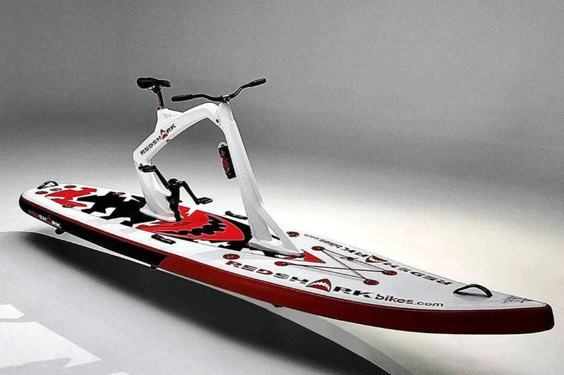 Red Shark USA "Enjoy" Surf-Cycle Paddleboard iSUP kit designed for leisure water-surf-cycling. Free shipping at eBoarders.com