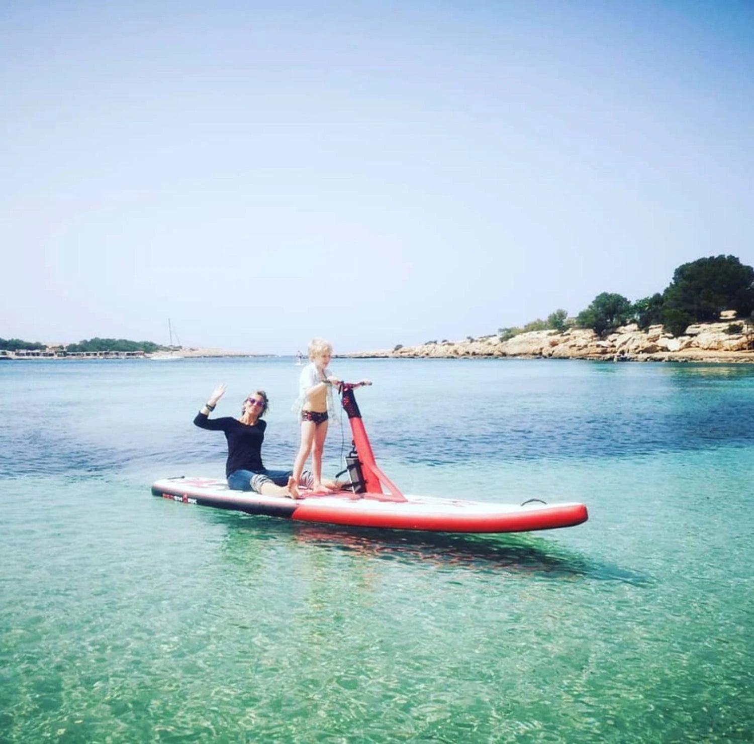 Red Shark USA Electric-Assistance Paddleboard iSUP kit. Free shipping at eBoarders.com