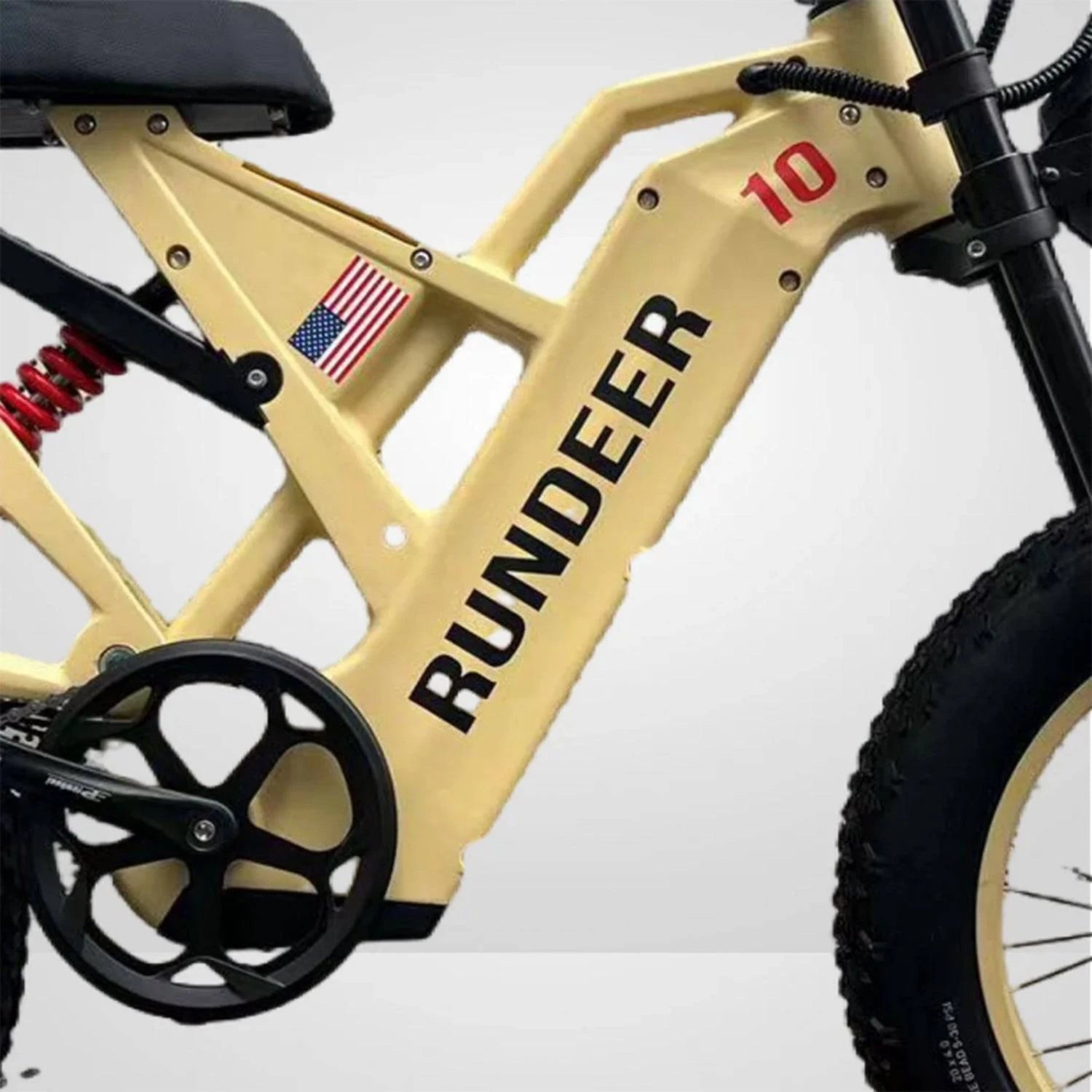 Rundeer Attack 10 Electric Bicycle 28 MPH / 68 Mile Range - eBoarders