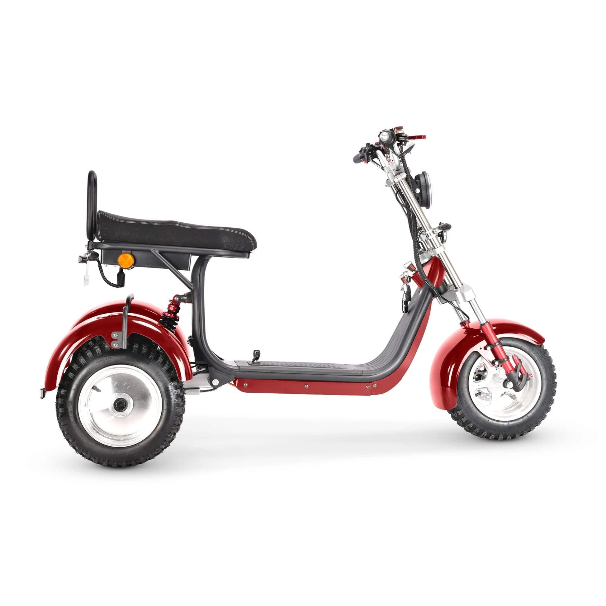 SoverSky T7.4 Electric Golf Caddy Trike 36+Holes 25 MPH / 60+Mile Range - eBoarders