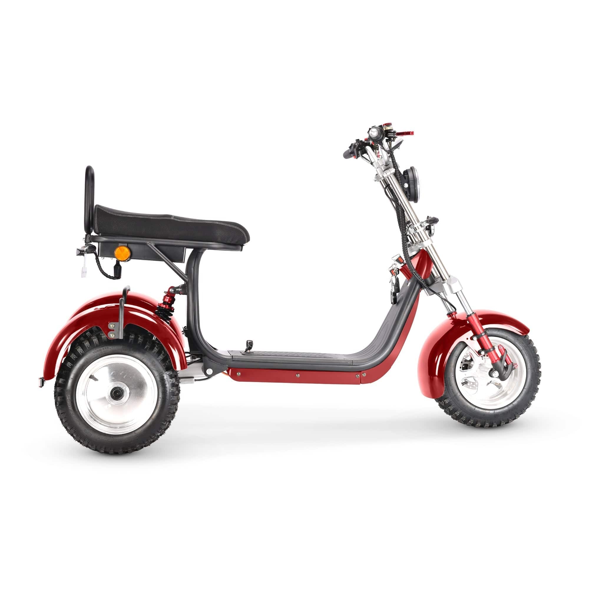SoverSky T7.4 Electric Golf Caddy Trike 36+Holes 25 MPH / 60+Mile Range - eBoarders