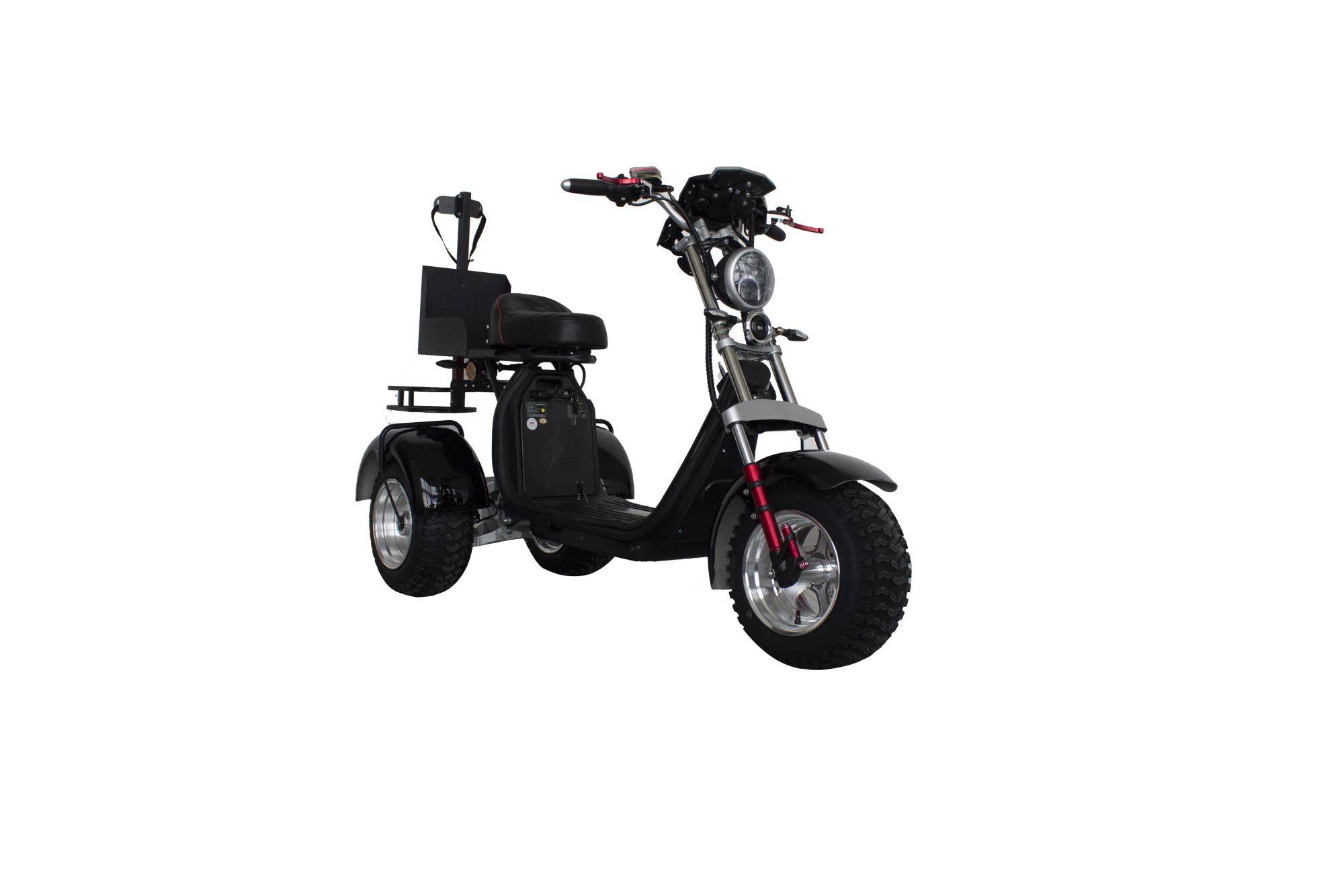 SoverSky T7.4 Electric Golf Caddy Trike 36+Holes 25 MPH / 60+Mile Range - eBoarders