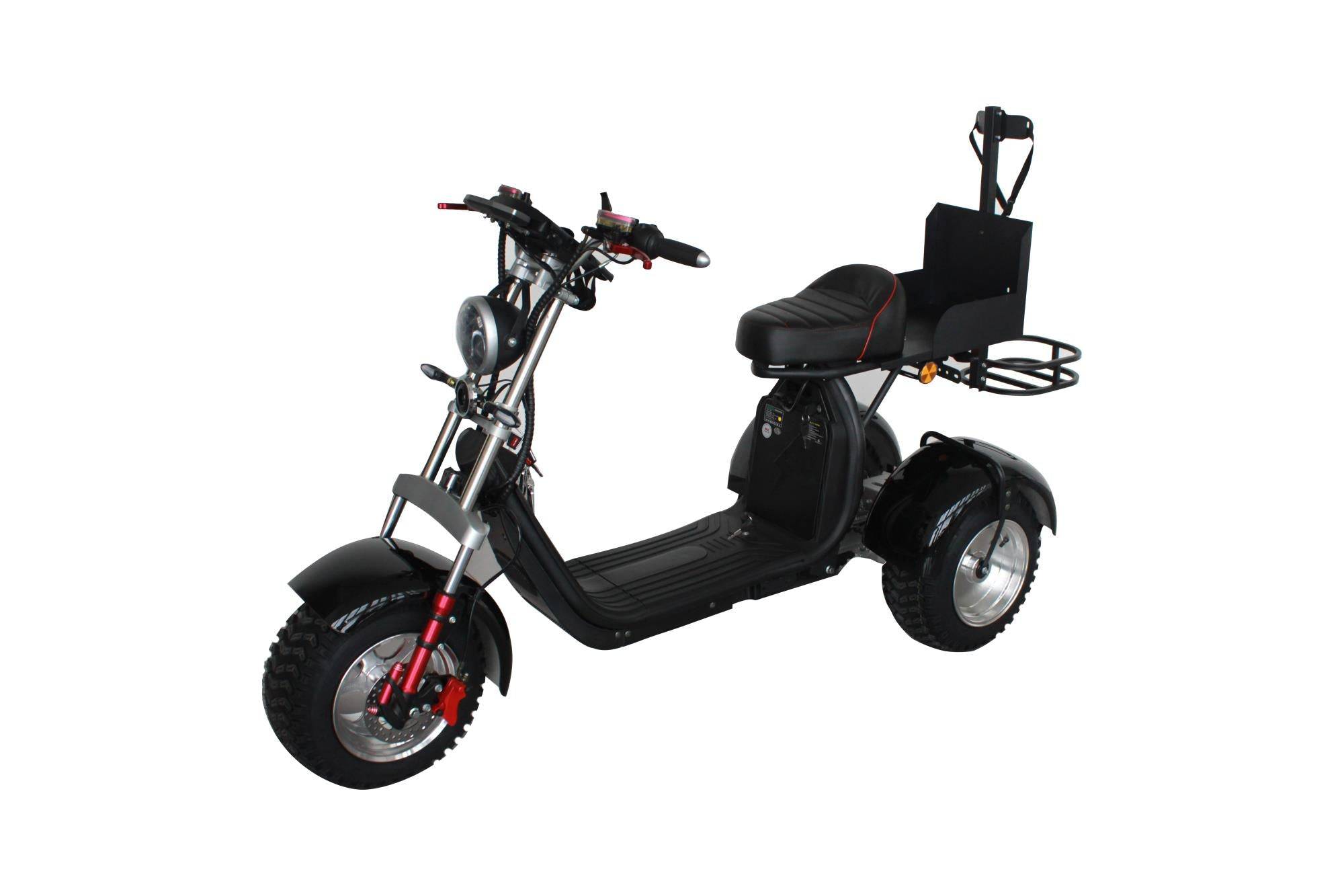 SoverSky T7.4 Electric Golf Caddy Trike 36+Holes 25 MPH / 60+Mile Range - eBoarders