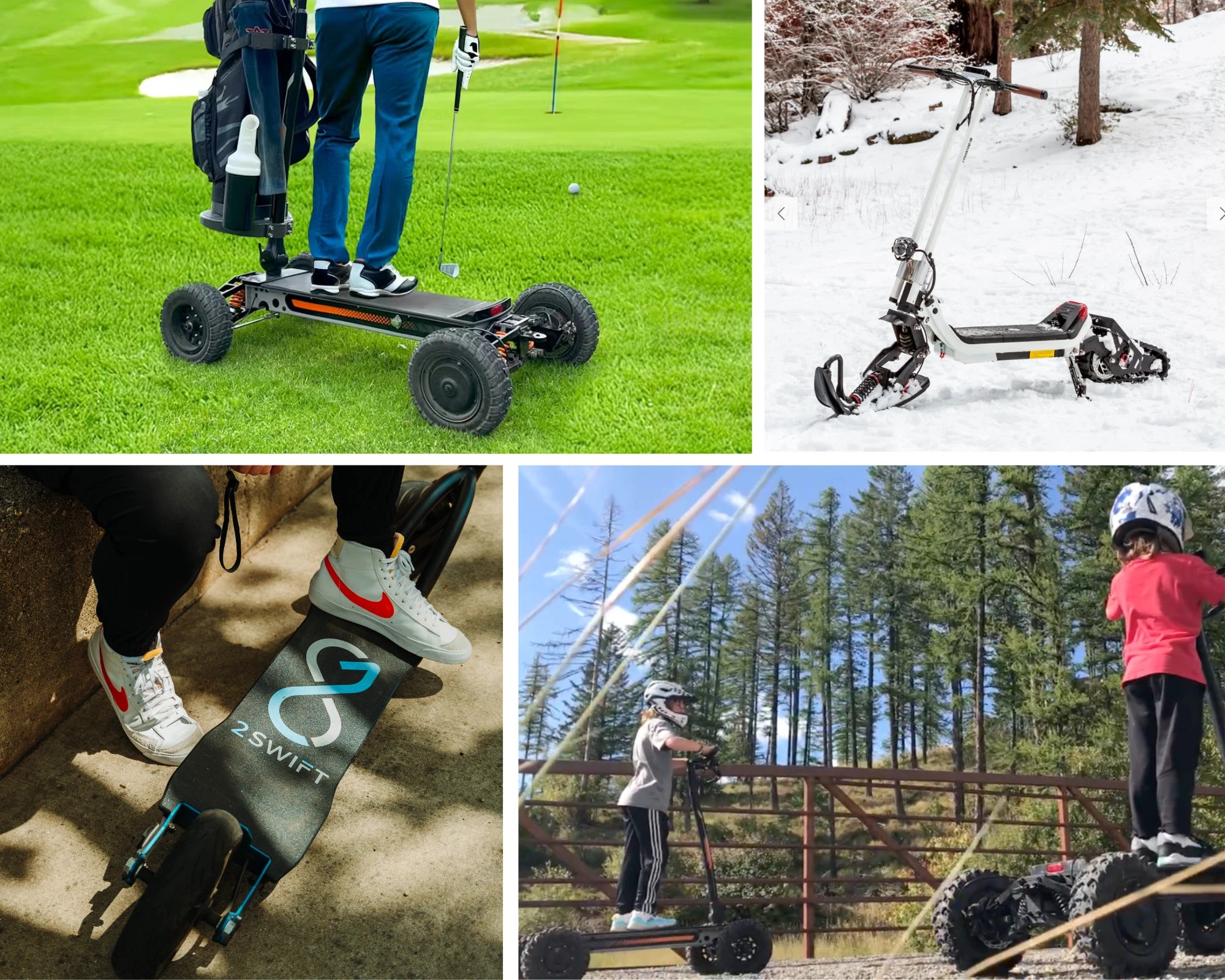 Collection of our best selling land toys at e-boarders.com.