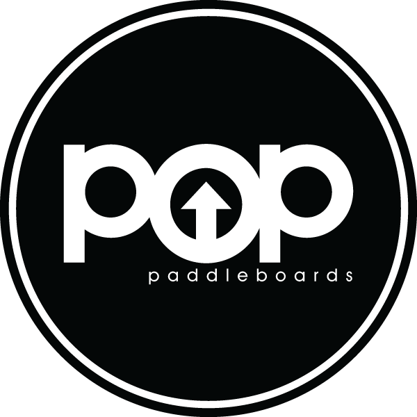 PopBoard inflatable paddleboard with bold print – ships free at e-boarders.com