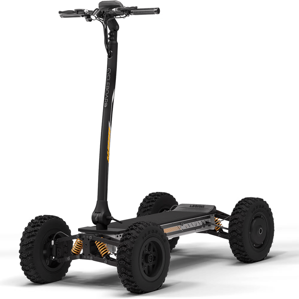 CYCLEBOARD X-QUAD 3000 | 4 Wheel Electric Vehicle Tire Size: 13'x4'
