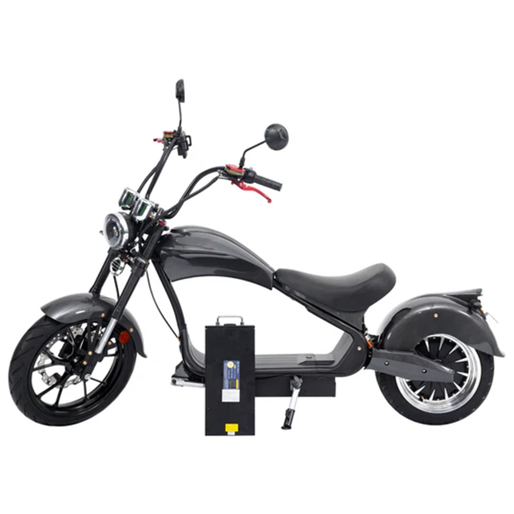 SOVERSKY 4000w-45MPH SoverSky MH3 Lithium Chopper Scooter Electric Motorcycle