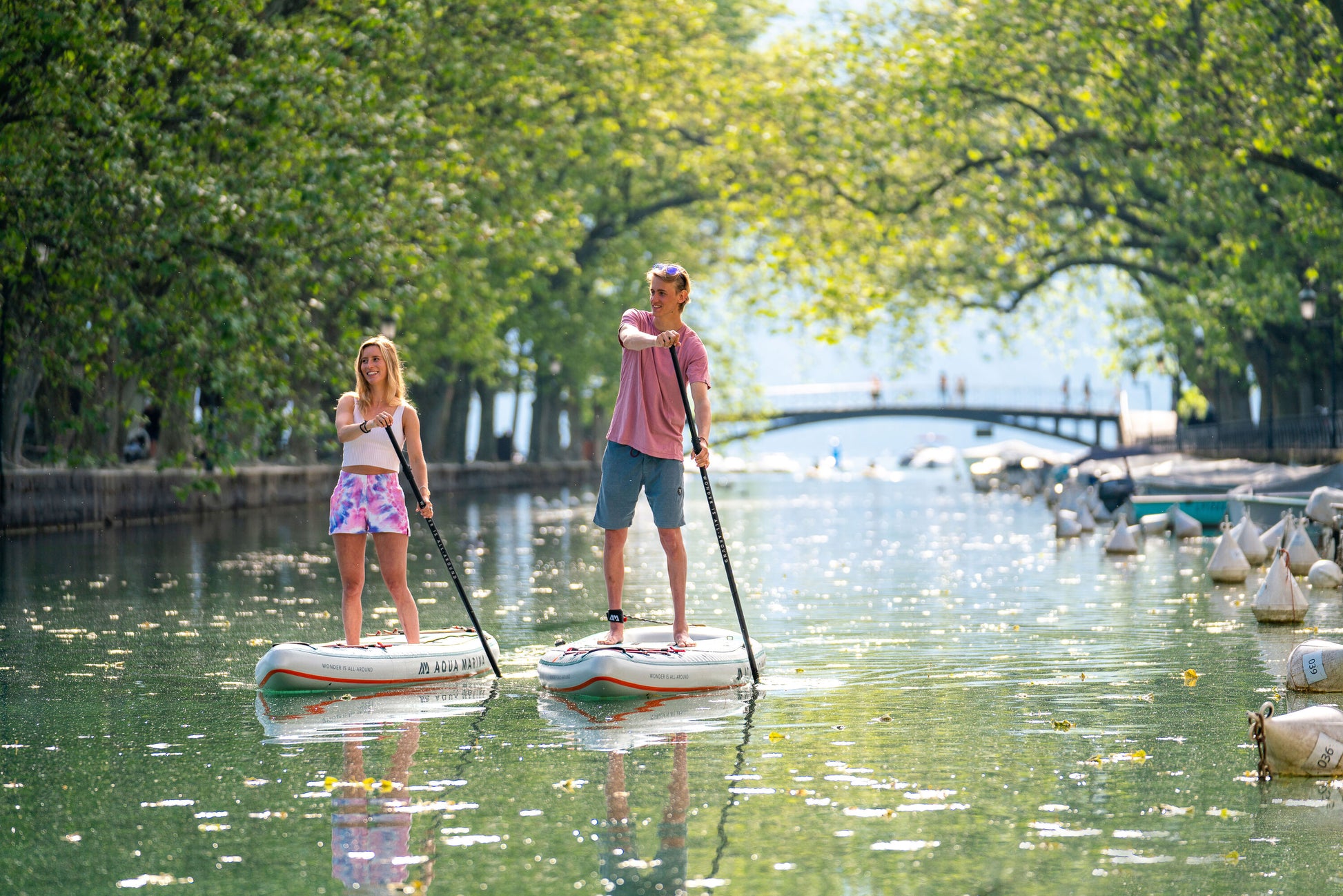 Aqua Marina Cascade BT-24CAP and Cascade Tandem BT-24CATP Hybrid Kayak iSUP Paddleboard options. Switch effortlessly between kayak-paddling or standup-paddling whenever you choose.