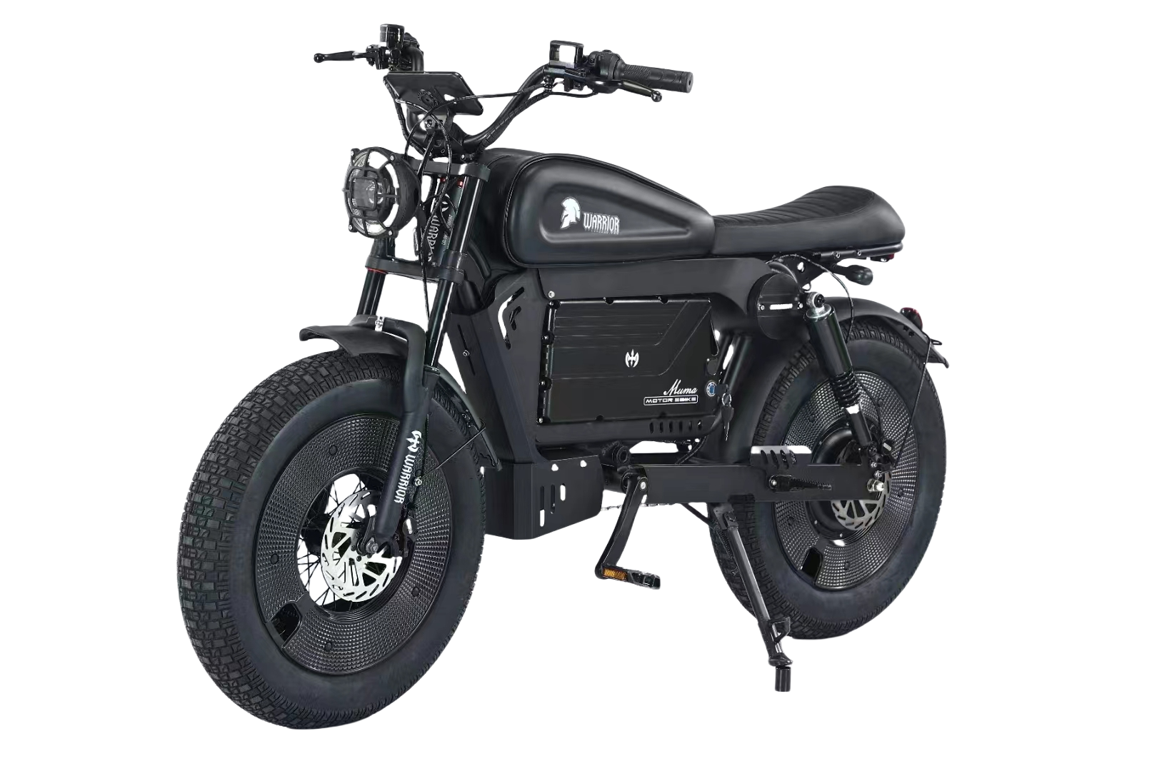 Knight Black Warrior Electric Fat Tire Bike 40 MPH / 65 Mile Range by SoverSky - eBoarders