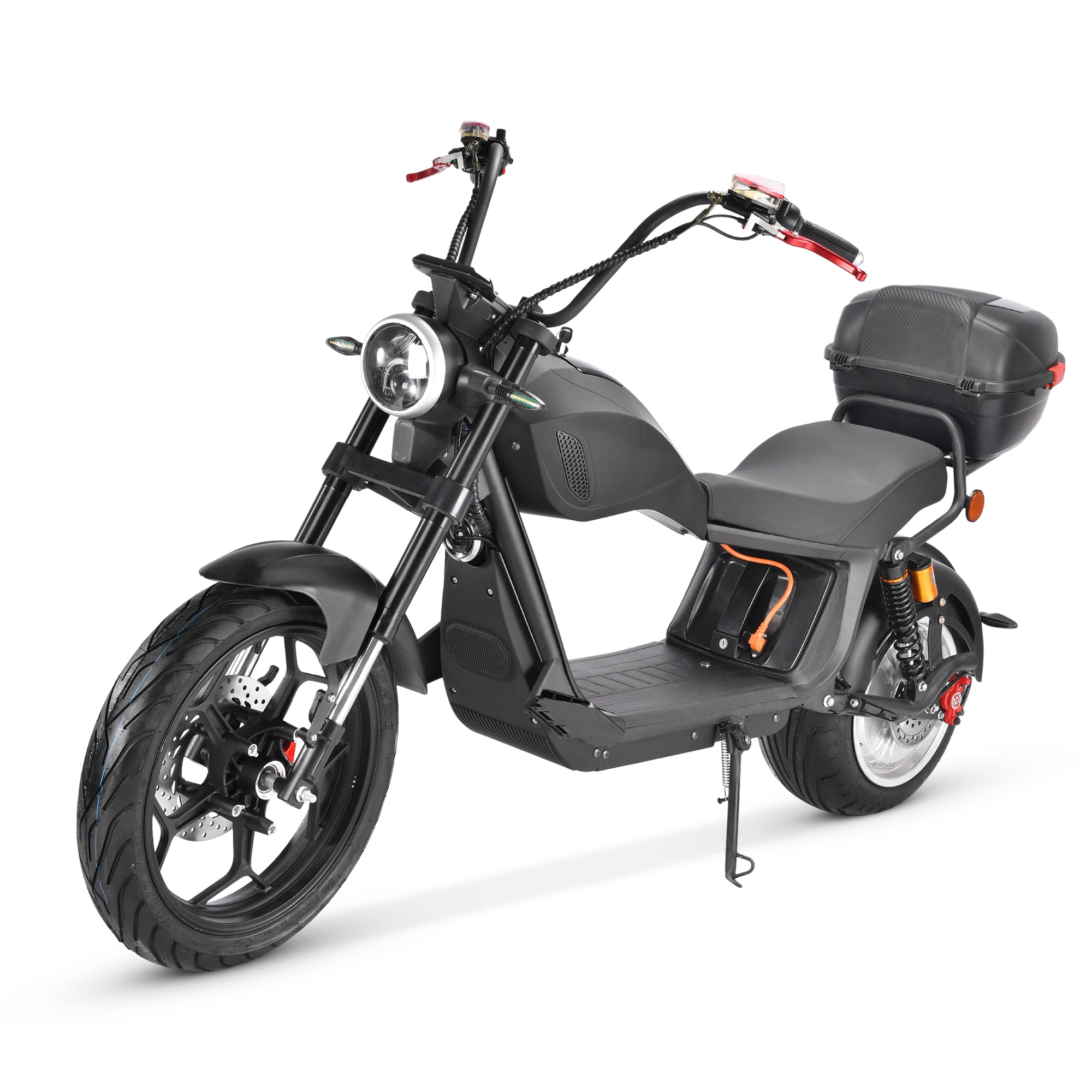 M10 3000W Fat Tire High-Speed Chopper Electric E-Scooter by SoverSky 45MPH / 100Miles