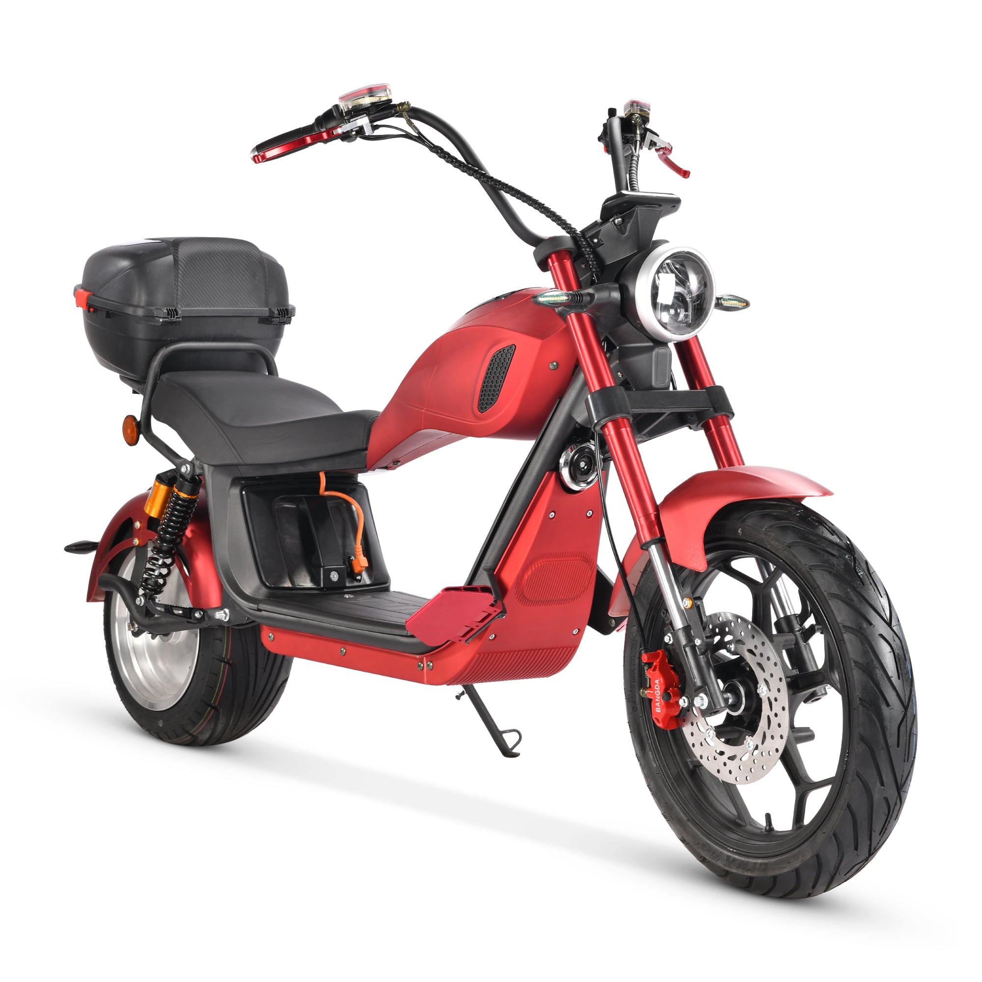 M10 3000W Fat Tire High-Speed Chopper Electric E-Scooter by SoverSky 45MPH / 100Miles