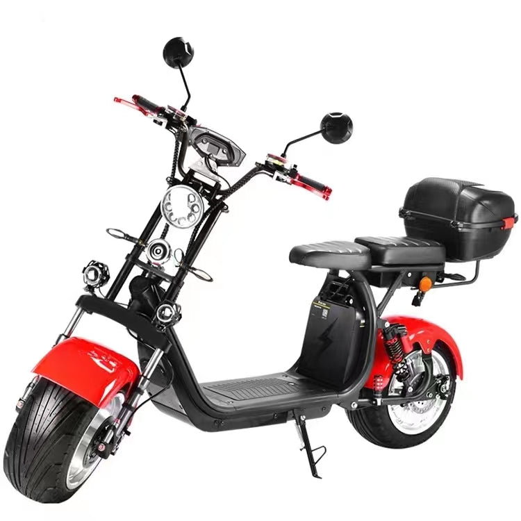 SL1.0P 3000w Fat Tire Moped Scooter 45 MPH / 60 Mile Range - eBoarders