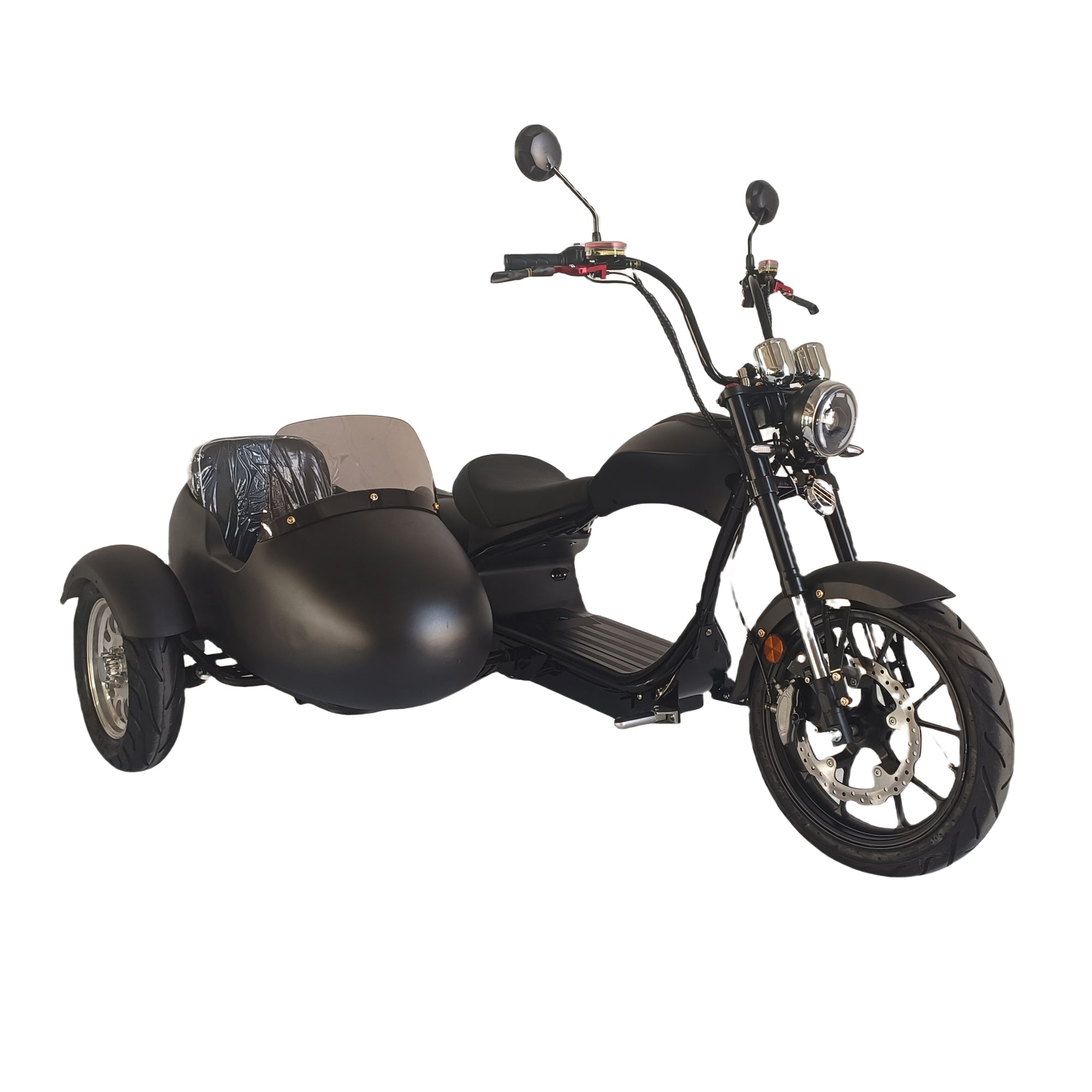 MH3 4000w Lithium Chopper Scooter Electric Motorcycle by SoverSky 45MPH / 70 Mile Range