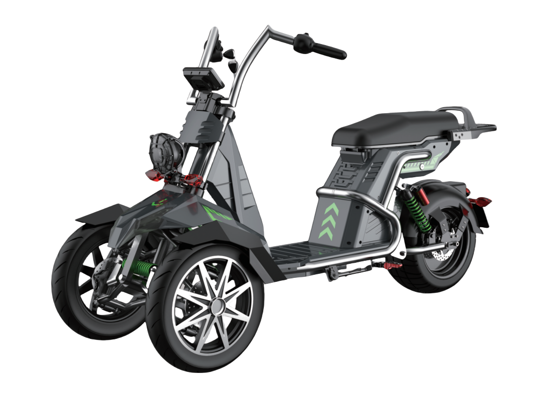 T100 4000w 3-Wheeled Electric Golf Scooter E-Trike 45 MPH / 70 Mile Range