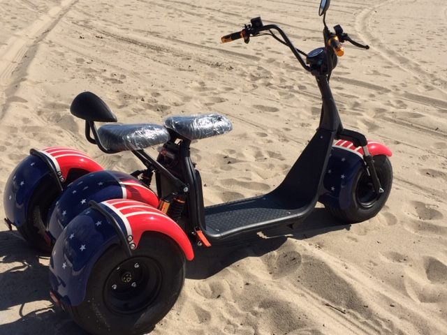 T7.0 Fat Tire Golf Trike Scooter freeshipping - SoverSky