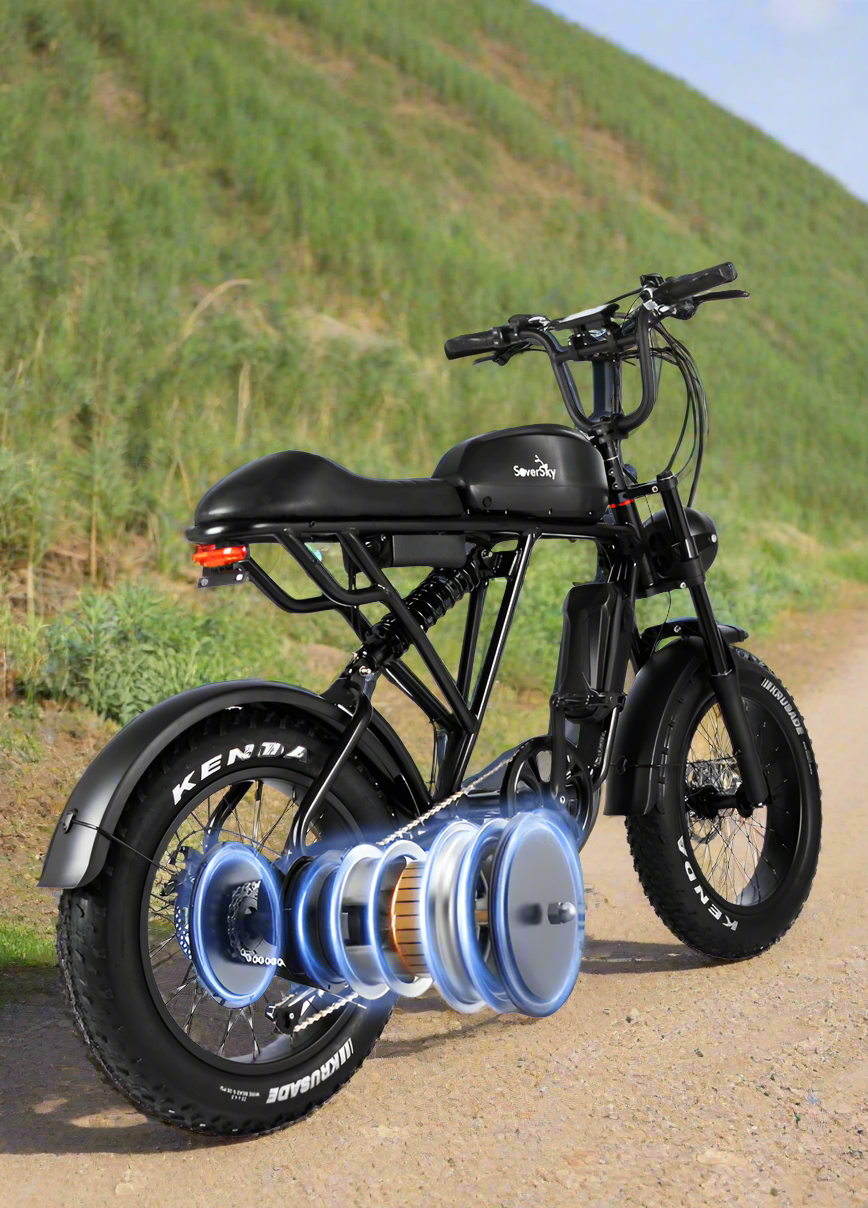 Titan 500 Fat Tire E-Bike Shimano 7-Speed 30 MPH / 35 Mile Range - eBoarders