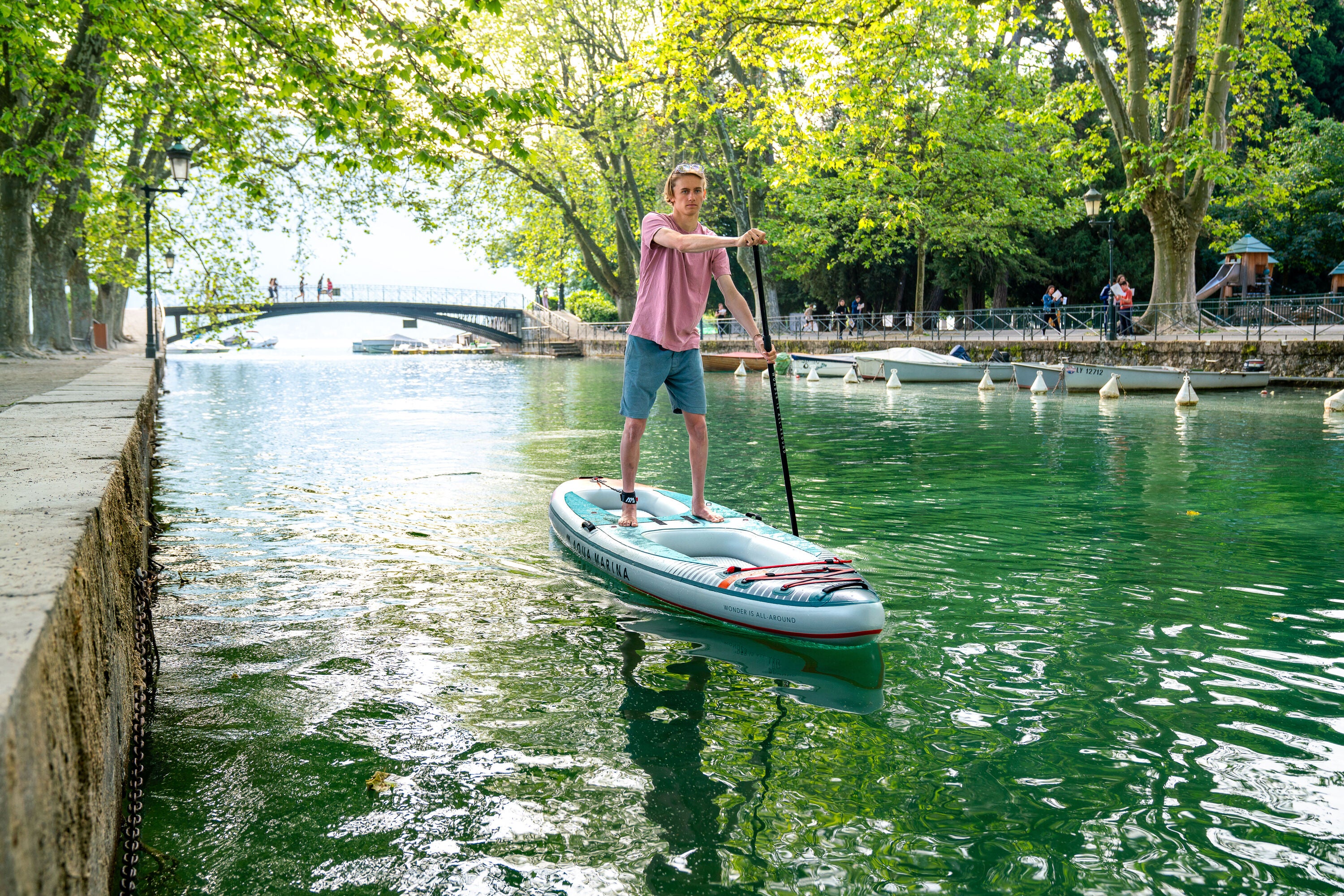 Aqua Marina Cascade BT-24CAP and Cascade Tandem BT-24CATP Hybrid Kayak iSUP Paddleboard options. Switch effortlessly between kayak-paddling or standup-paddling whenever you choose.