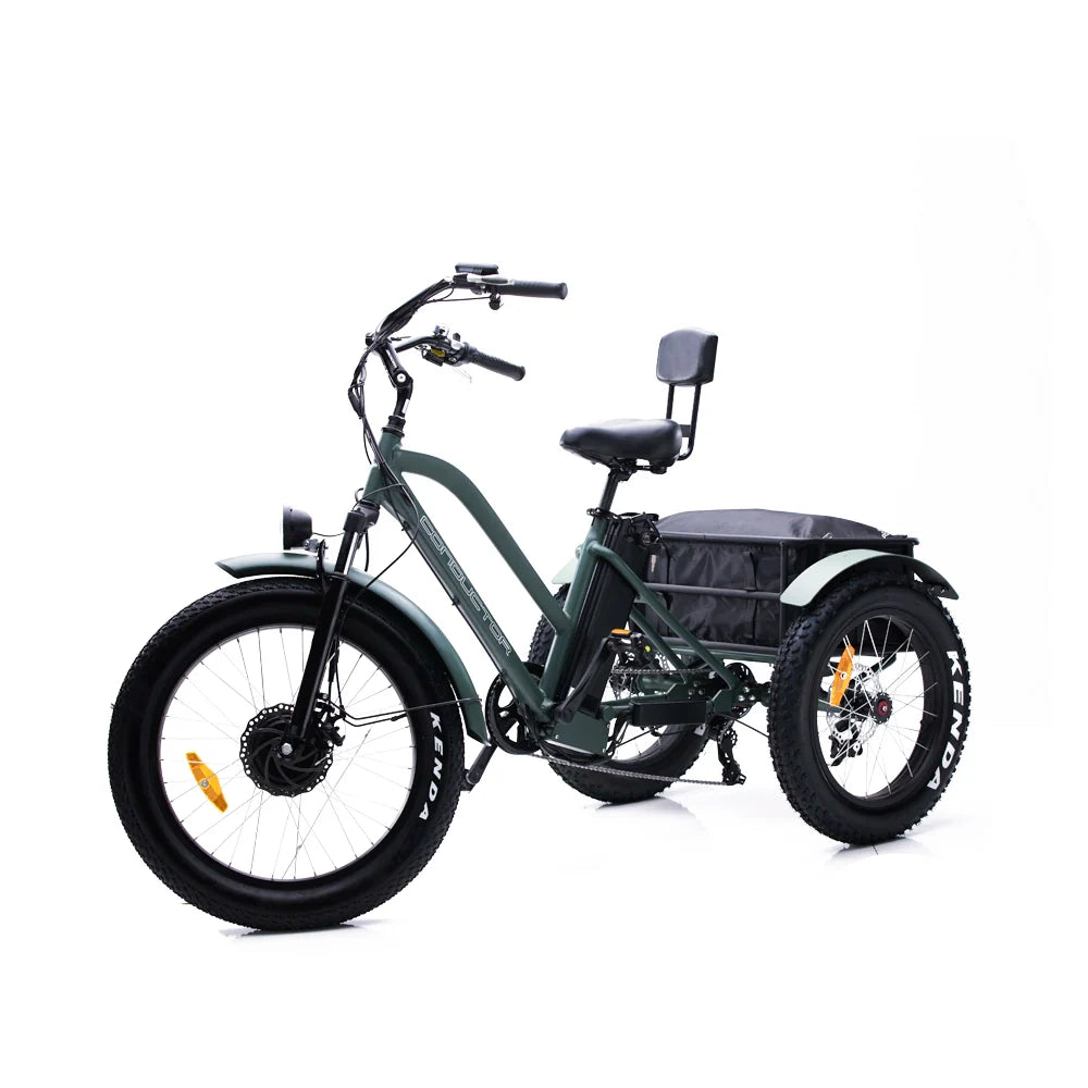 Conductor 750 Cargo Electric E-Trike 26 MPH / 50 Mile Range