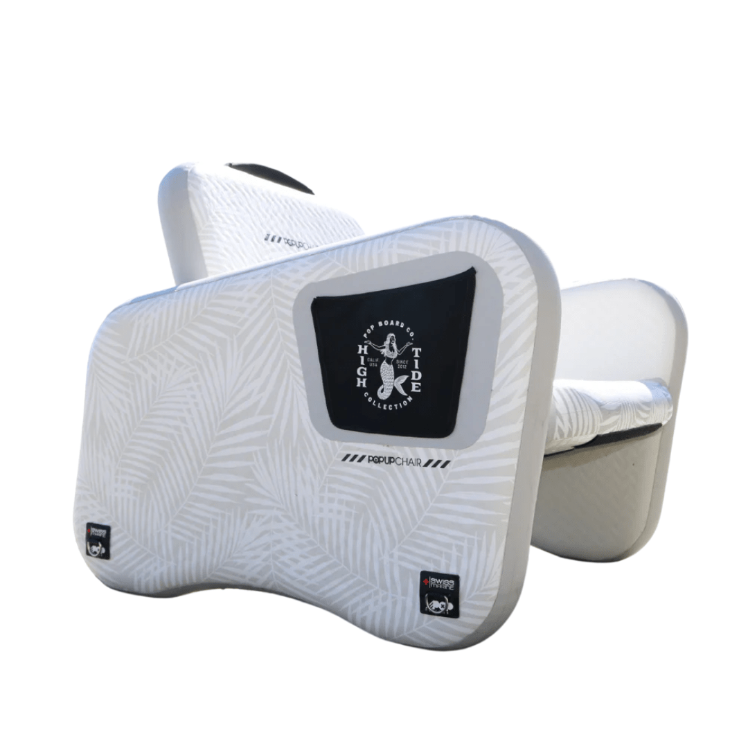 PopBoard POPUP Inflatable Chair Set Grey/White - eBoarders