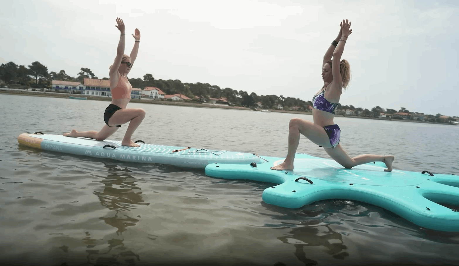 Aqua Marina Inflatable Yoga Fitness Teaching Platform for Dhyana Inflatable Paddle Board available at E-Boarders.com