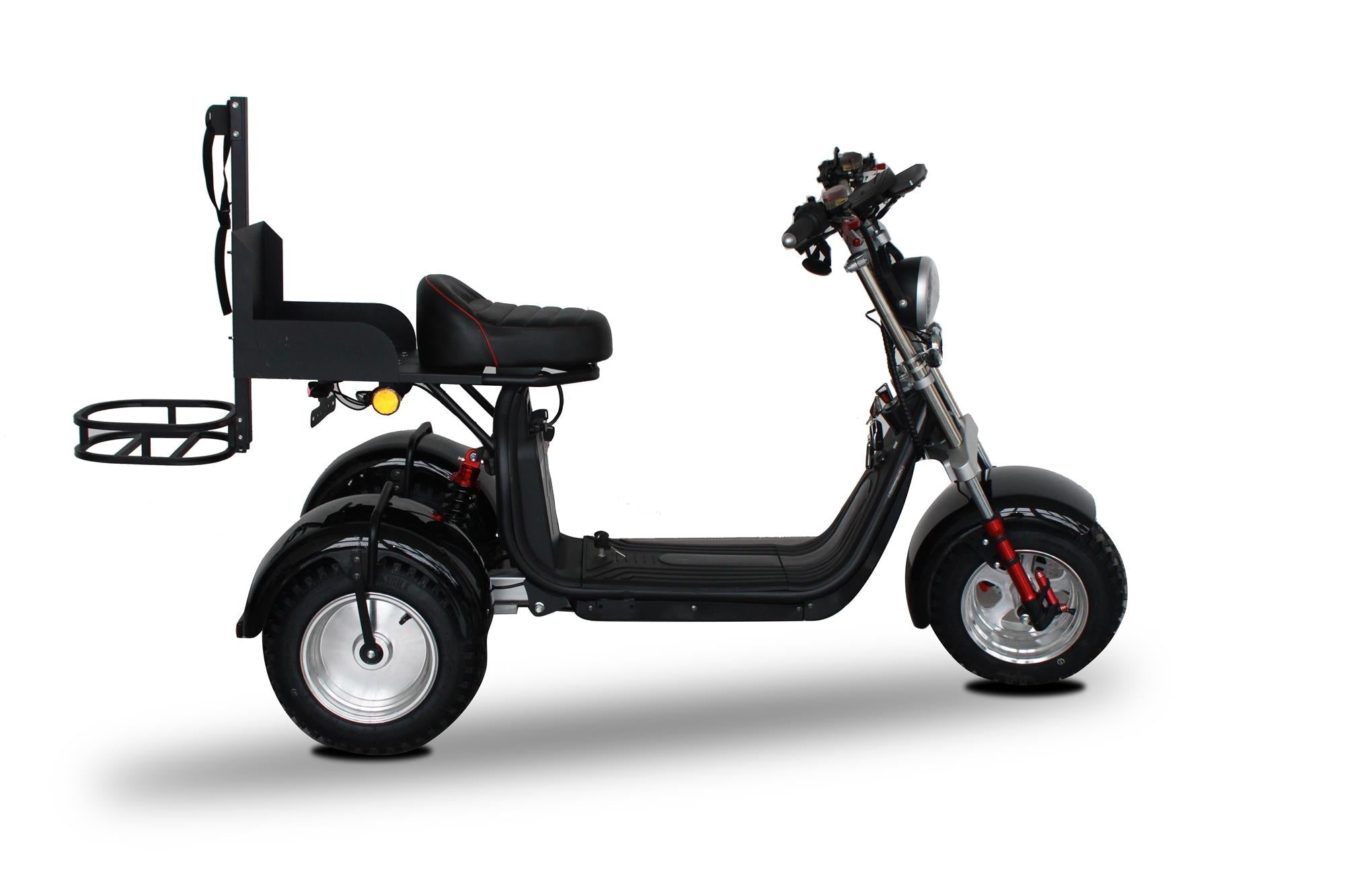 T7.4 4000w Electric Golf Scooter Trike 36+Holes 25 MPH / 60+Mile Range - eBoarders